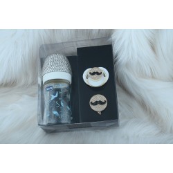 Chicco Biberon Kristal Taşlı Zirkon Emzik Ve Askı Chicco Biberon Kristal Taşlı Zirkon Emzik Ve Askı