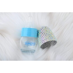 Kristal Taşlı Babyjem Mini Cam Biberon