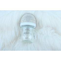 Küçük Avent Biberon Kristal Taşlı 