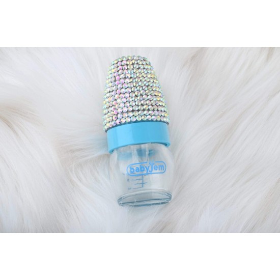 Kristal Taşlı Babyjem Mini Cam Biberon