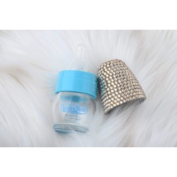 Kristal Taşlı Babyjem Mini Cam Biberon