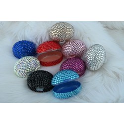 Gold Kristal Taşlı Emzik Kutusu