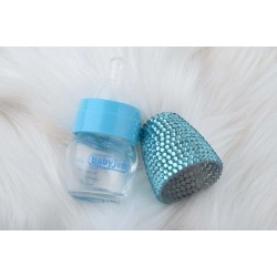 Kristal Taşlı Babyjem Mini Cam Biberon