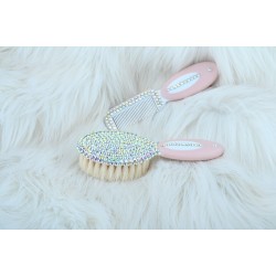 Janjan Kristal Taşlı Bebek Fırça Tarak Seti