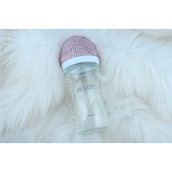 Avent Biberon Kristal Pembe Taşlı