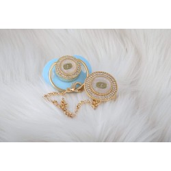 Yengeç Burçlu Zirkon Emzik Ve Askı 