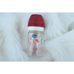 Kırmızı Kristal Taşlı Chicco Biberon 