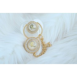 Şeffaf Renkli Emzik Ve Zincir